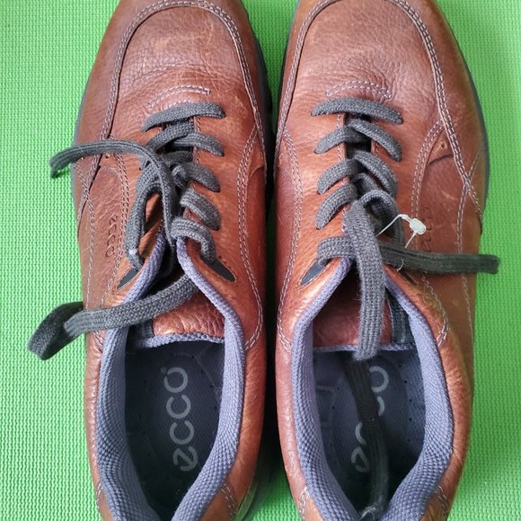New Ecco Tan Leather Full Grain Sneakers (Size EU 43; US 10) - Picture 3 of 14